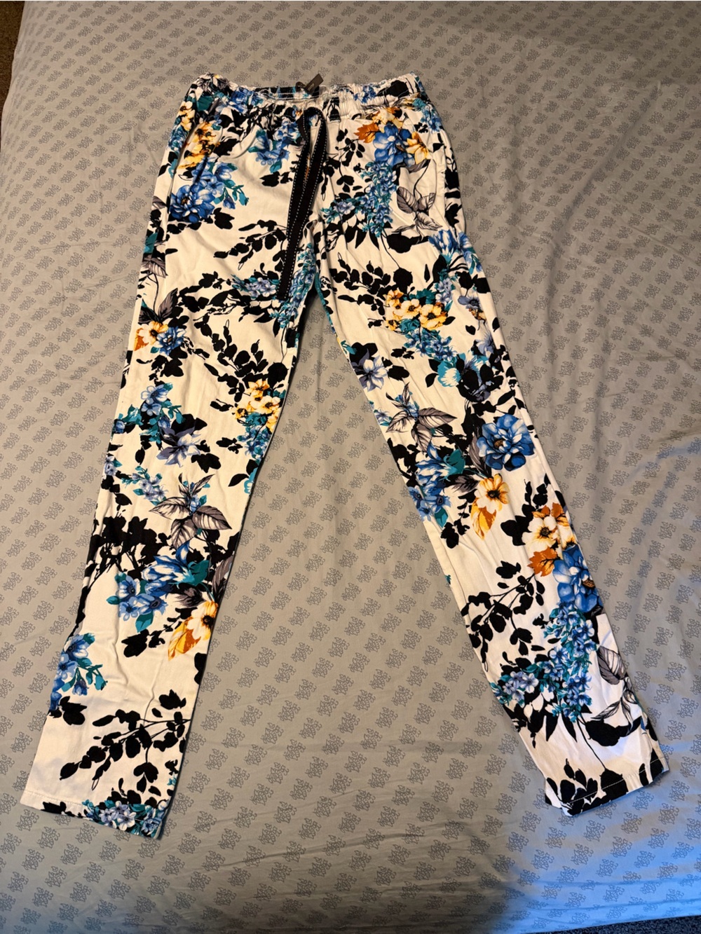 Floral Print Women’s Scrub Pants